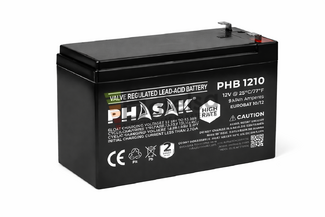 Bater�a PHB 1210 High Rate PHASAK | 12 Voltios 9 Amperios